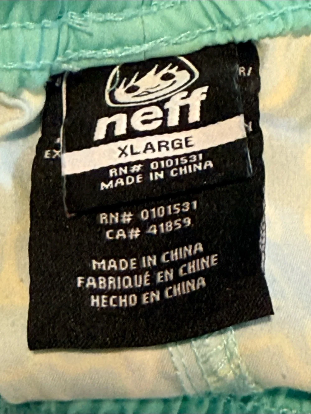 Neff bright mint